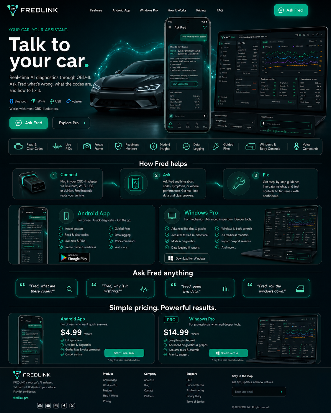 Homepage concept